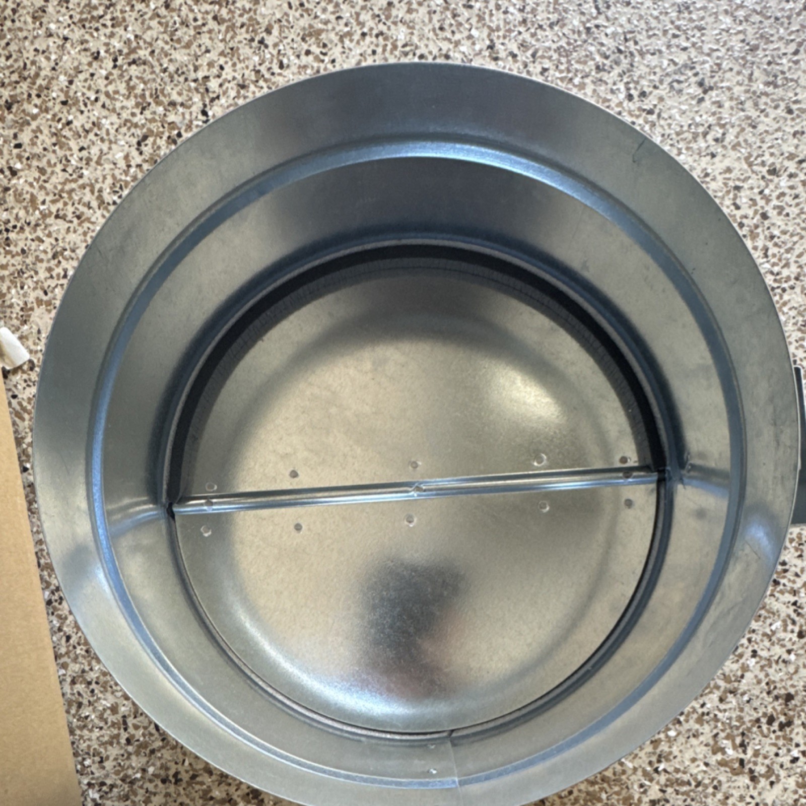 Galvanized Steel Round Manual Damper for HVAC System Air Flow Control Vent Duct