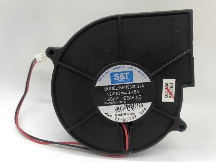 S&T SFH9330S1A DC12V 0.45A 2-pin blower cooling fan