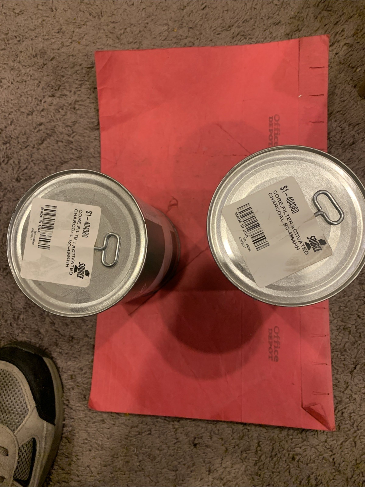 (LOT OF 2) Sporlan RC-4864-HH Activated Charcoal Burnout Filter Drier Nos