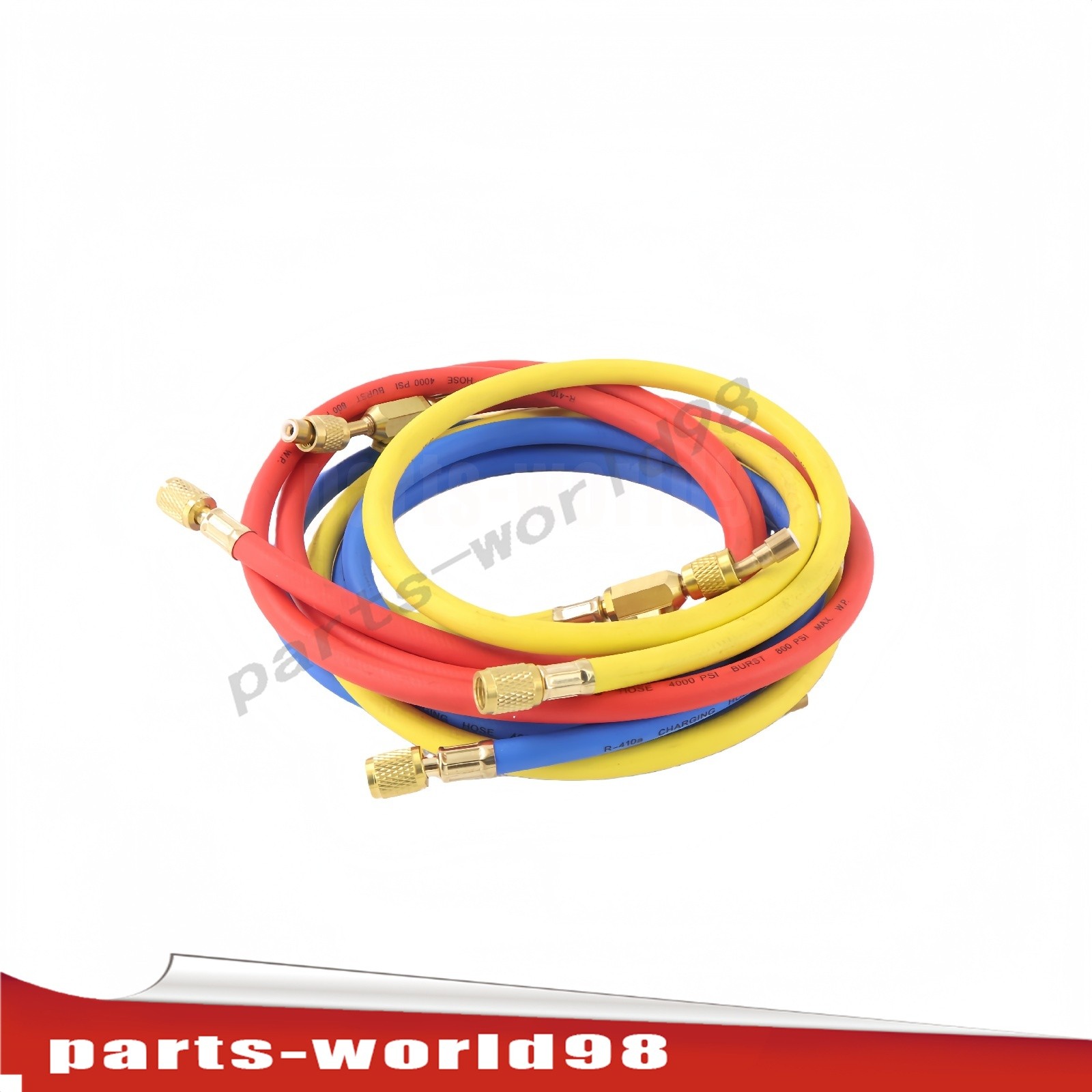 For Yellow Jacket Plus II 72″ Charging Hose Set 1/4″ HVAC AC Refrigerant Hoses