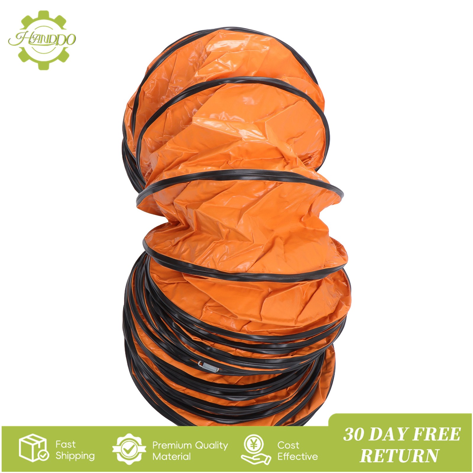 32ft Duct Hosing PVC Flexible Ducting Hose for 12inch Utility Blower Exhaust Fan