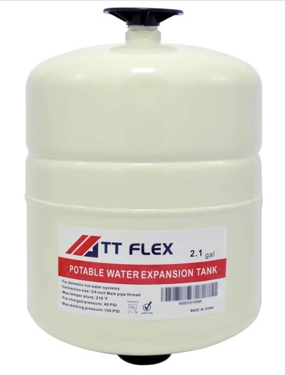 POTABLE EXPANSION TANK 2.1 GALLON TT FLEX