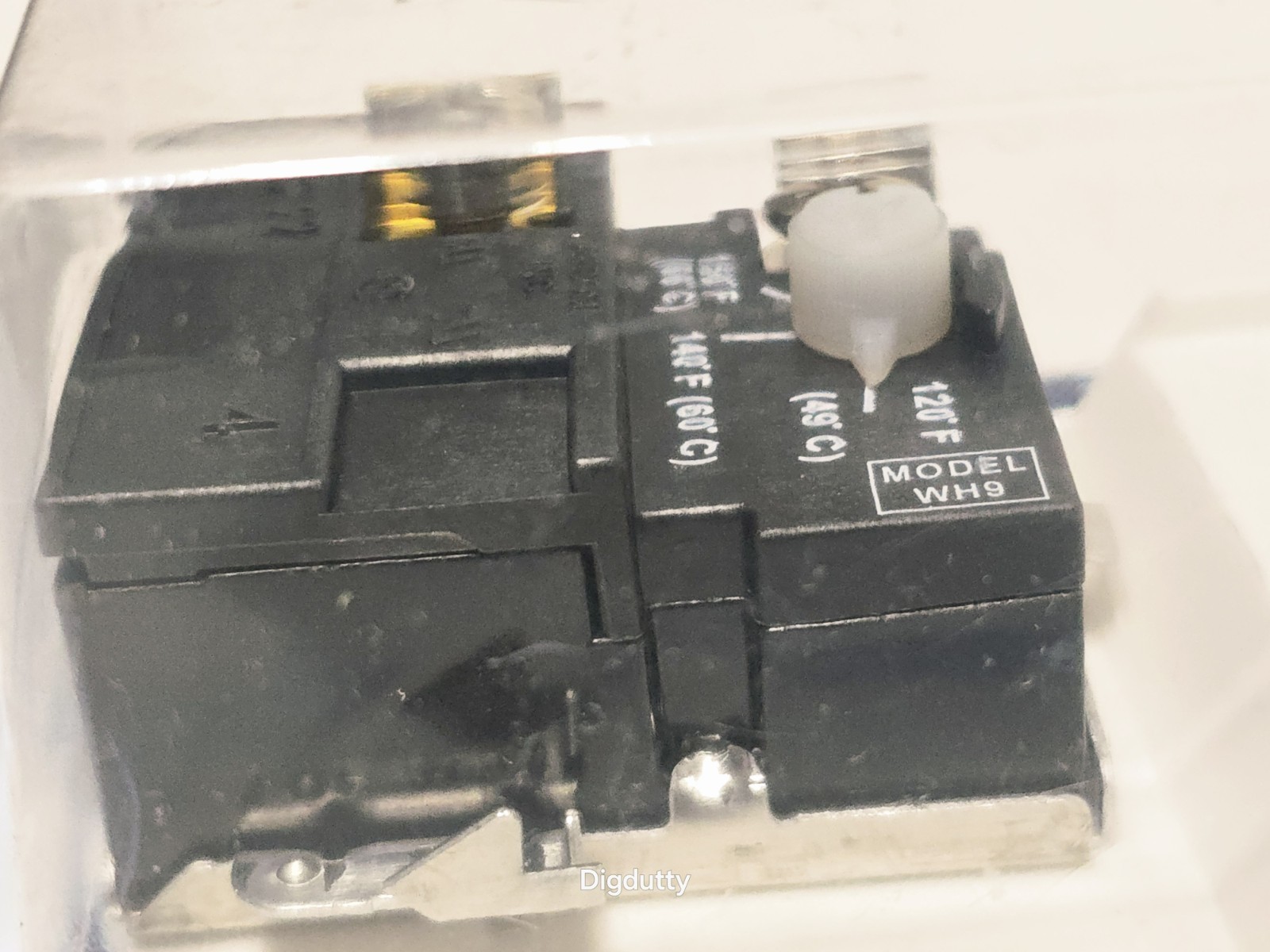 WH9 Black Lower Electric Water Heater Thermostat 208-480V, 100108422 – NEW