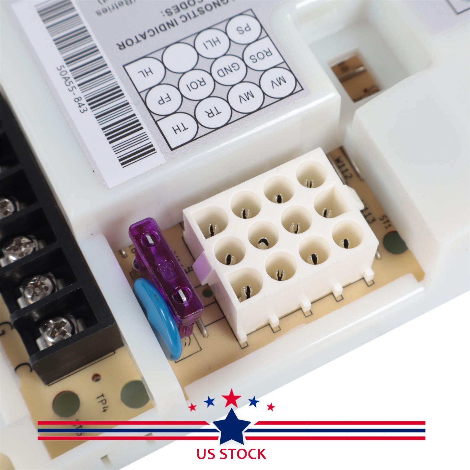 Integrated Furnace Control Board 50A55-843 For White Rodgers Lennox
