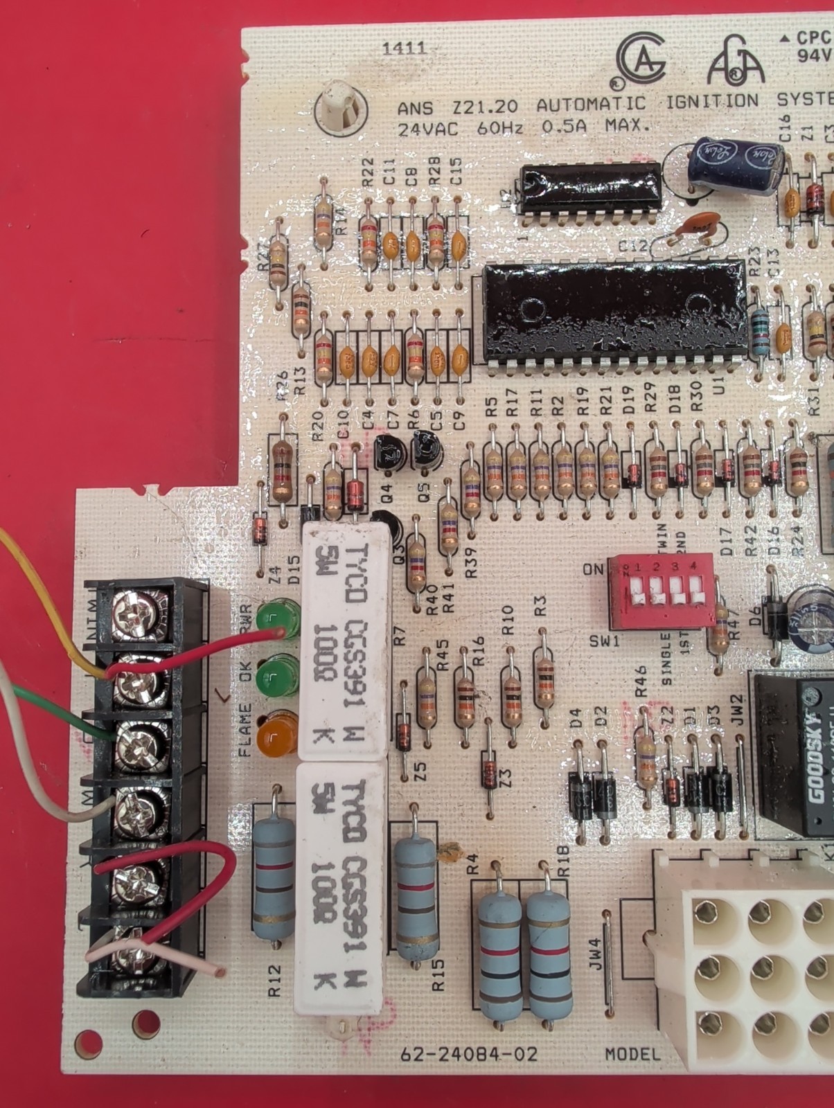 White Rodgers HSCI Furnace Control Board 1012-920A-1 62-24084-02 1012-83-9207A