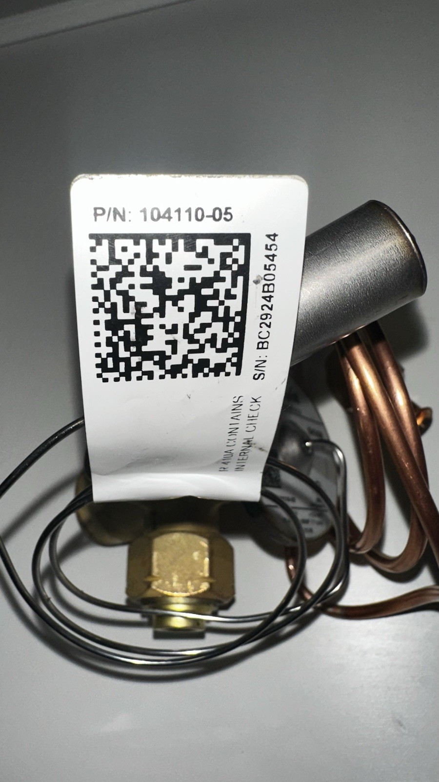 Danfoss R410A TXV 067U3877 P/N 104110-05 New As Pictured.