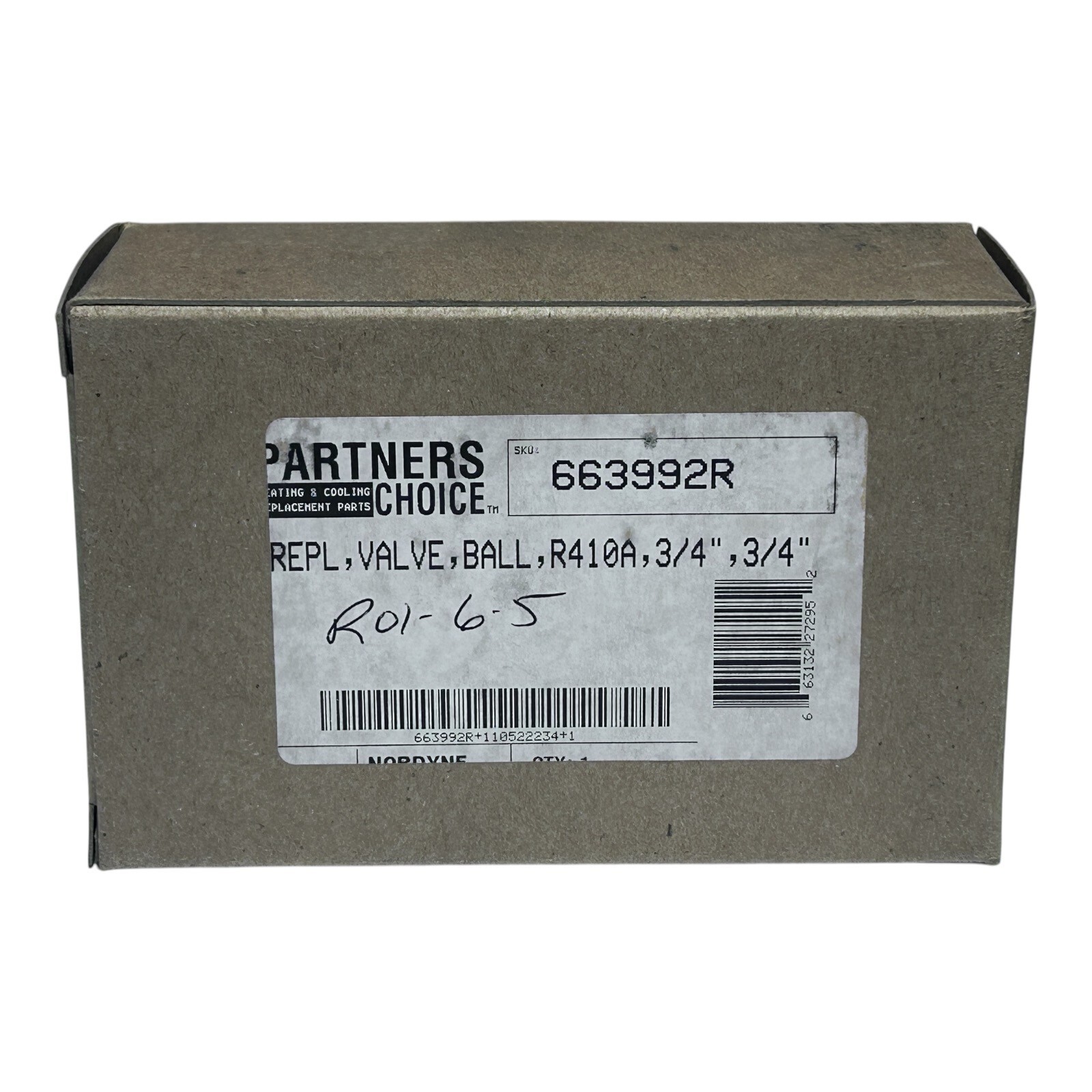 Nordyne / Nortek HVAC Furnace AC R410A Low Side Service Ball 3/4″ Valve 663992R