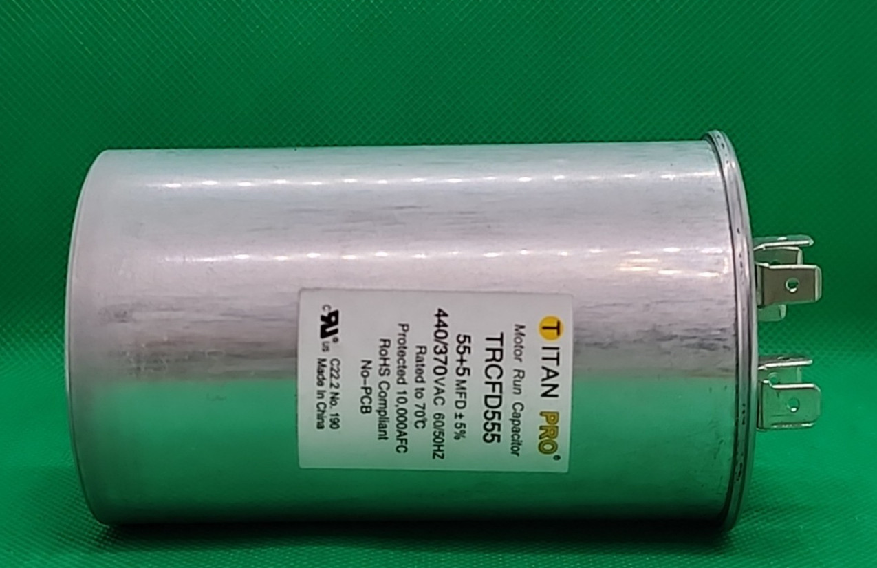 TITAN PRO TRCFD555 440/370VAC MOTOR RUN CAPACITOR [MC2]