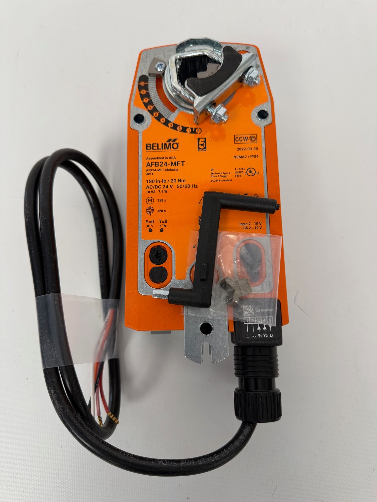 BELIMO AFB24-MFT ACTUATOR 180 IN-LB 20NM AC/DC 24V NEW OPEN BOX