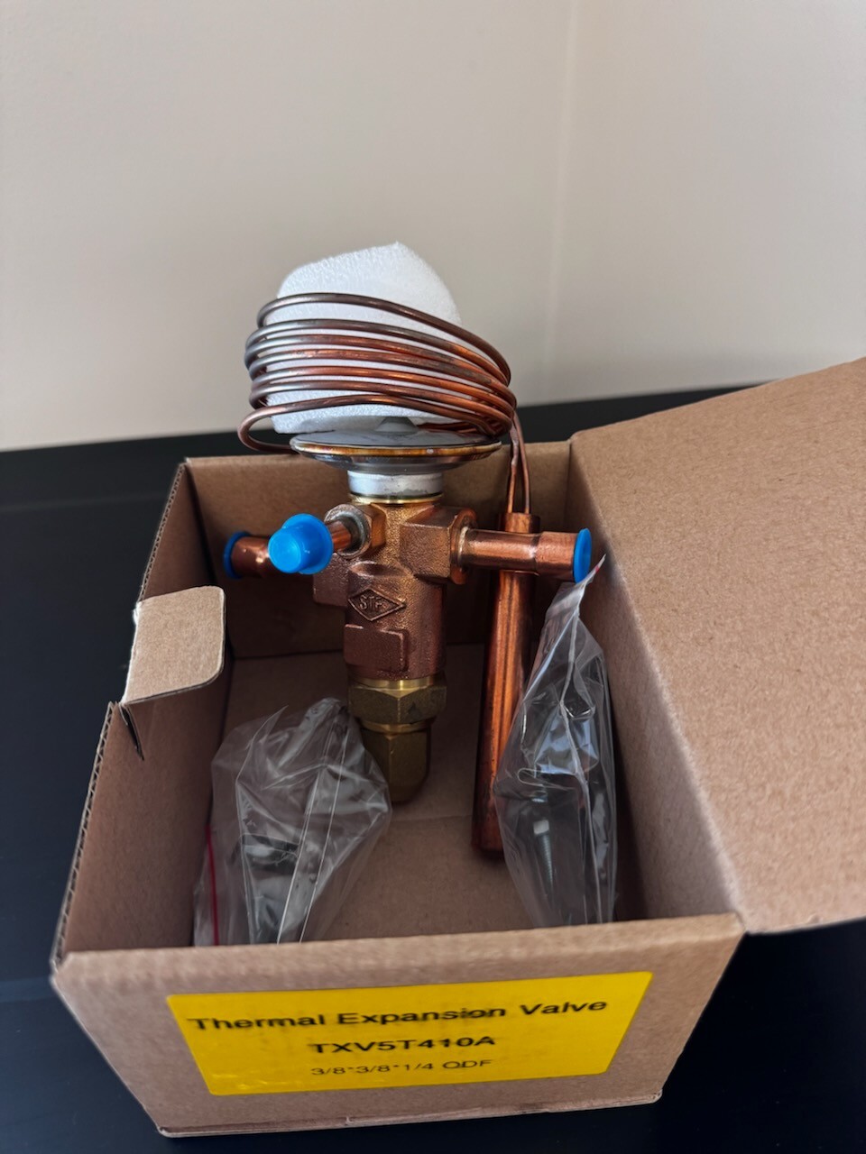 Expansion Valve (TXV) R-410A, 3-Ton, 3/8 In. Inlet, 3/8 In. Outlet