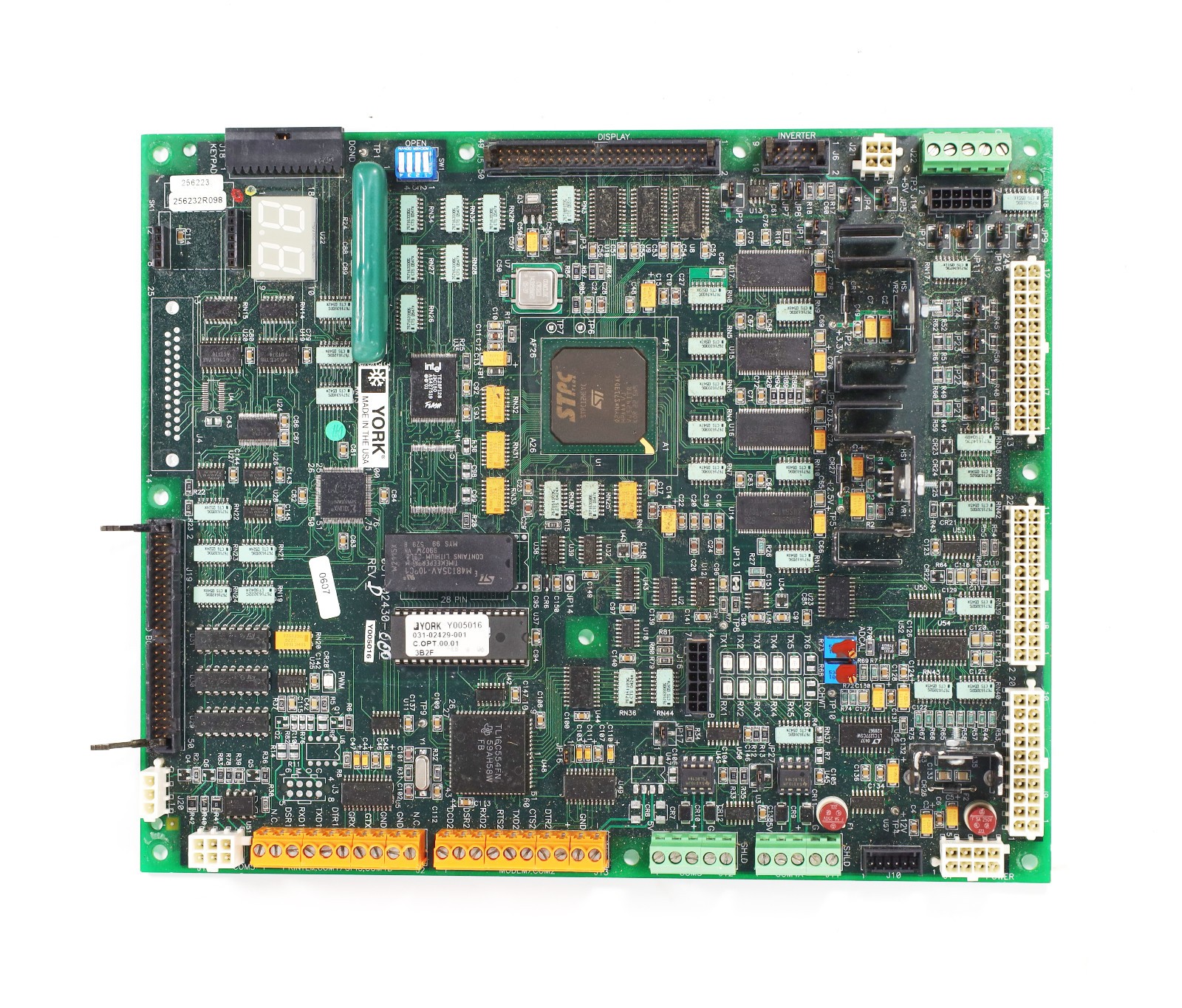 York 031-02430-000 Rev D Chiller Control Board