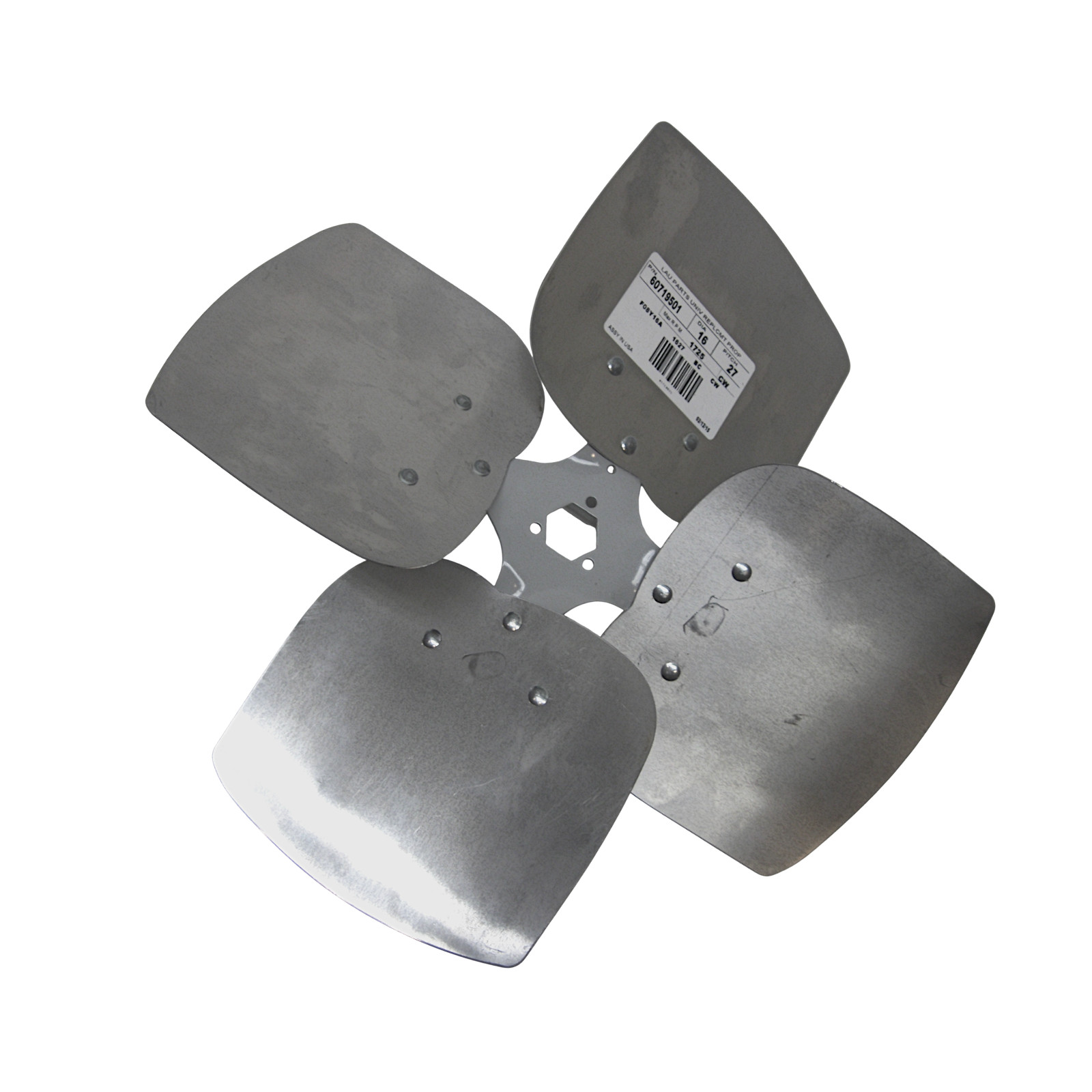 Lau 60719501 16″” Fan Blade CW Rotation 27 Degree Pitch 4 Blades