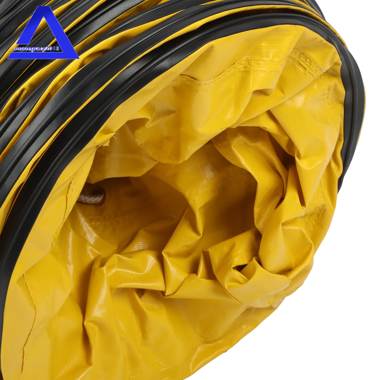 PVC Flexible Duct Hose for Ventilator Blower Fan with Carry Bag 12″ × 25FT