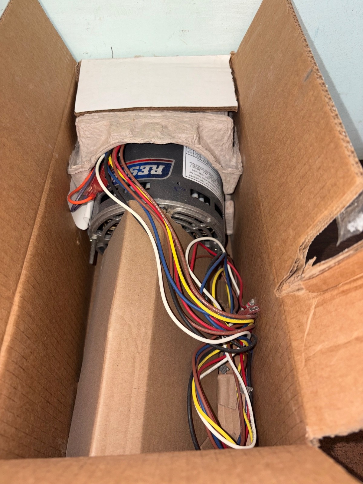 NEW RESCUE 5460 MULTI-HORSEPOWER DIRECT DRIVE BLOWER MOTOR. S4
