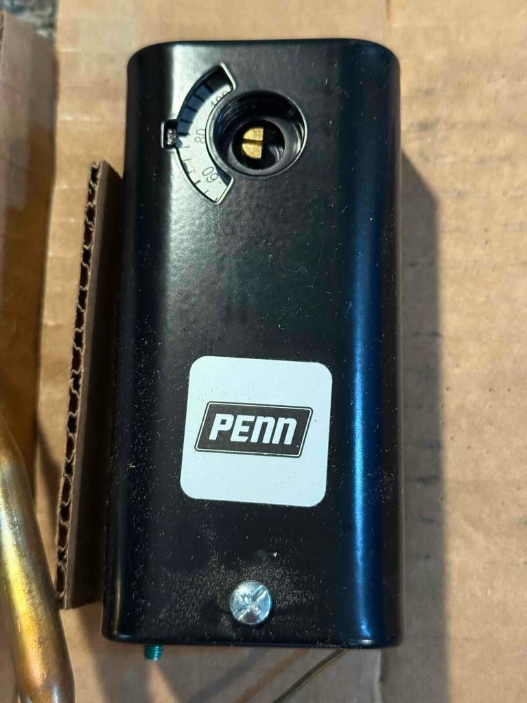 Penn Remote Bulb Temp Control, Diff 3-12 Adj SPST Open Low 6′ Cap 3/8 X 4″ Bulb
