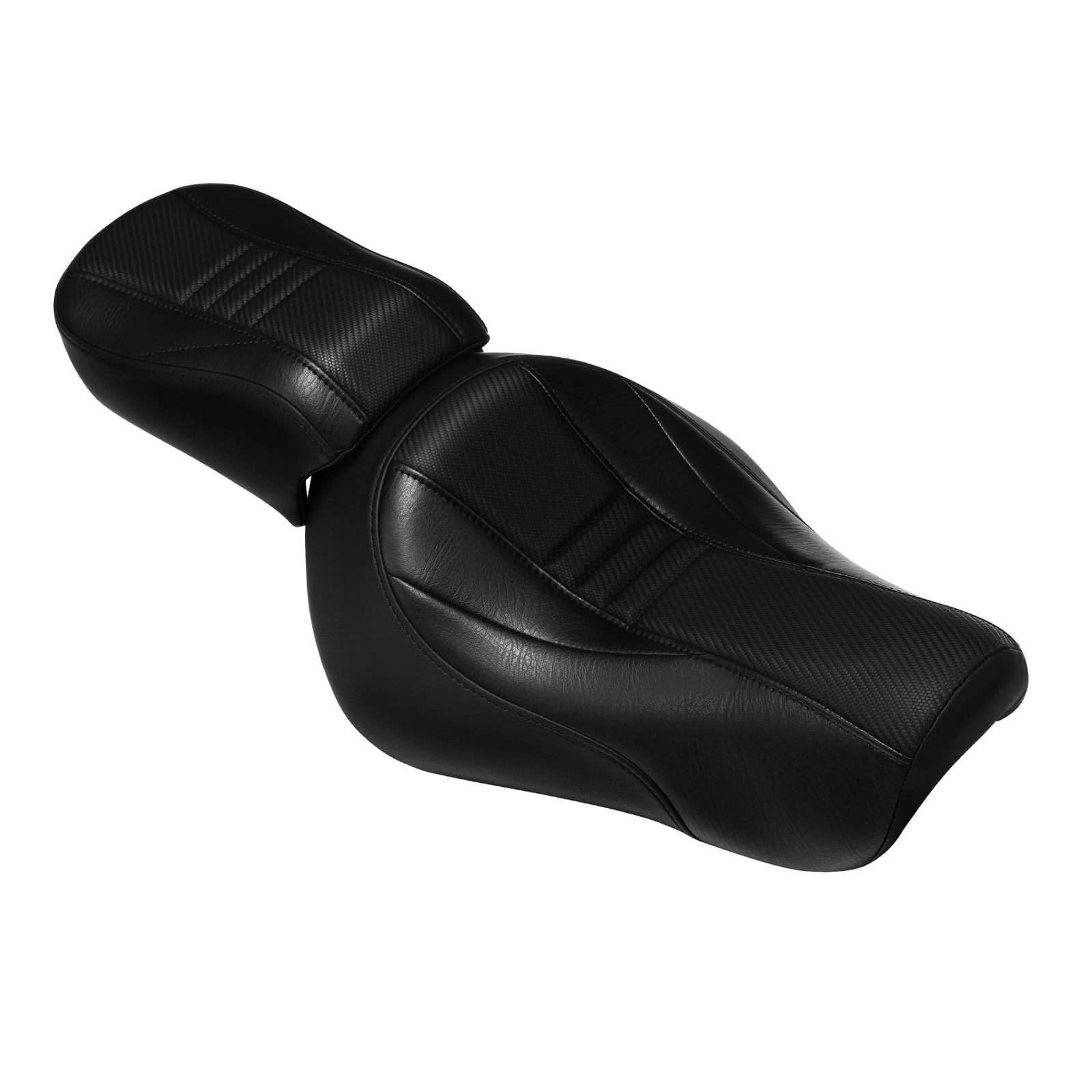 Black 2-Up Driver Rider Passenger Seat Fits Iron 883 XL883N 2016-2022