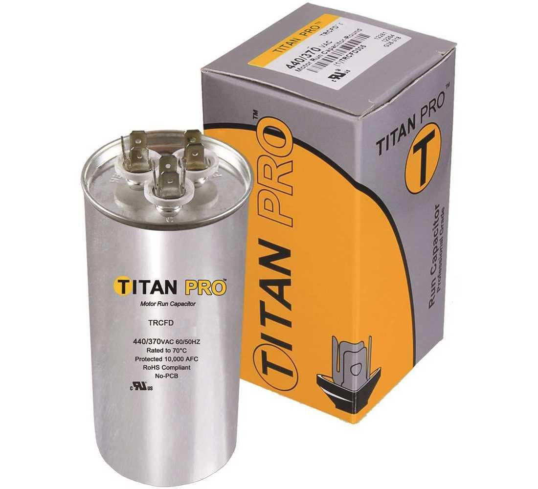 Packard TRCFD555 Round Run Capacitor 55+5 MFD 440 V