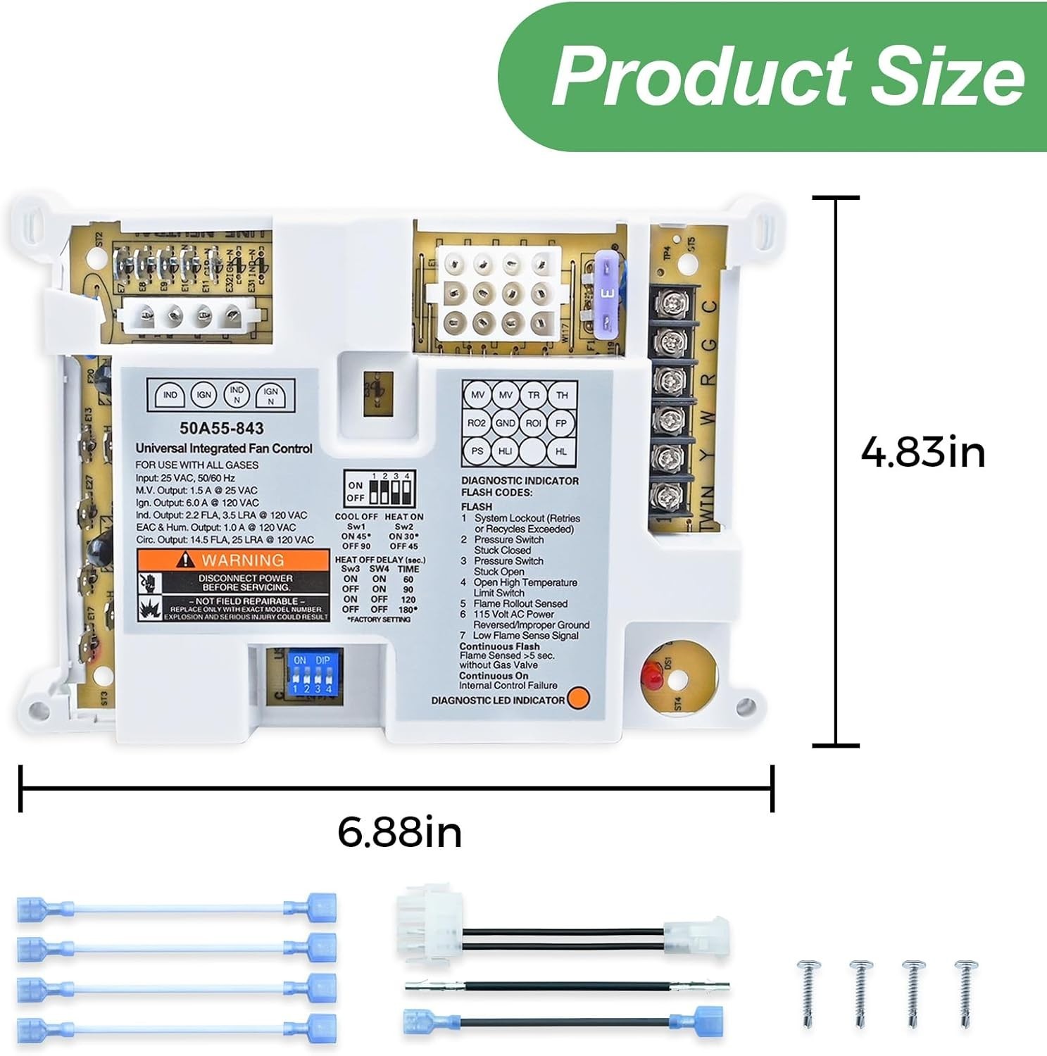 Efficient Replacement Furnace Control Module – Universal Fit for 50A50-55 Models