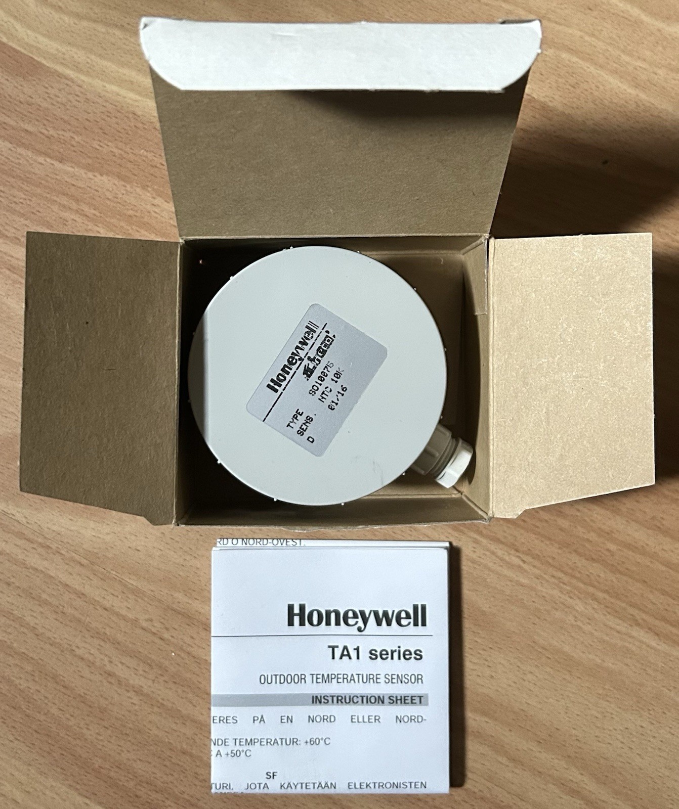Honeywell TA1 Series Outdoor Temperature Sensor