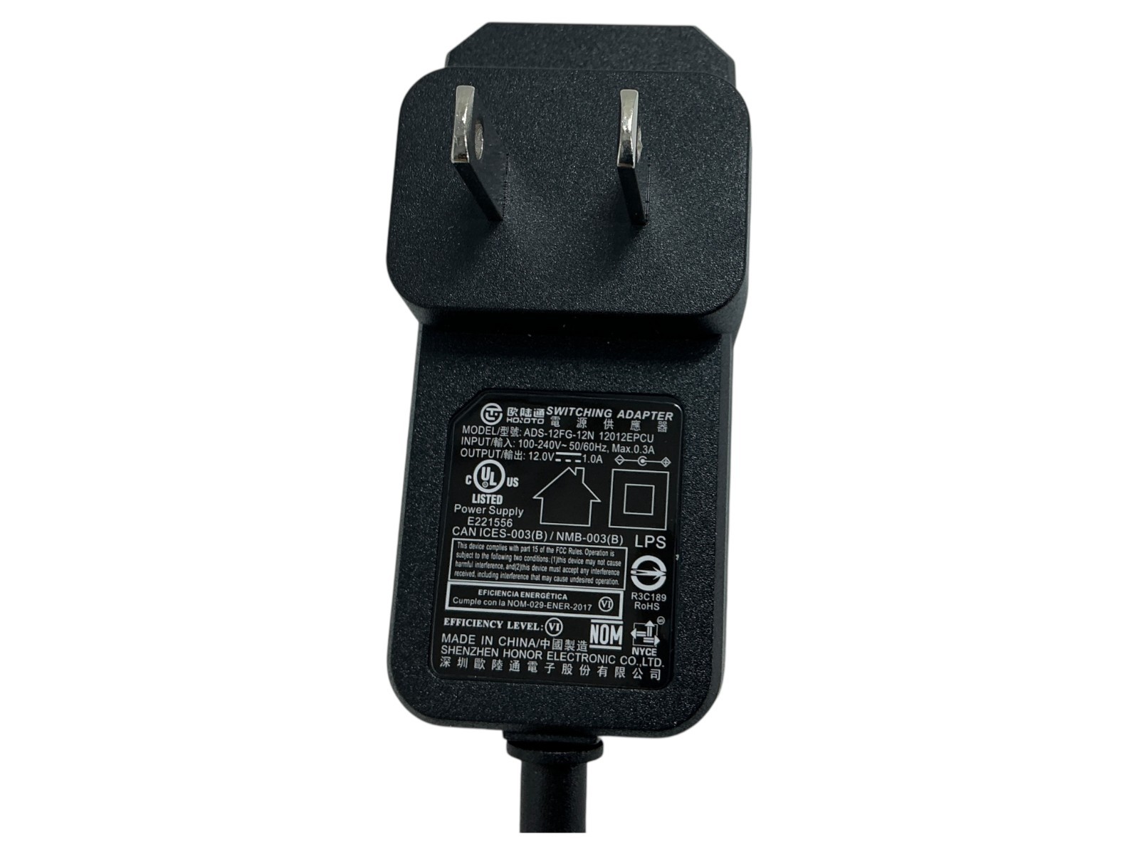 Genuine Power Supply HOIOTO ADS-12FG-12N 12012EPCU Switching Adapter 12V 1A