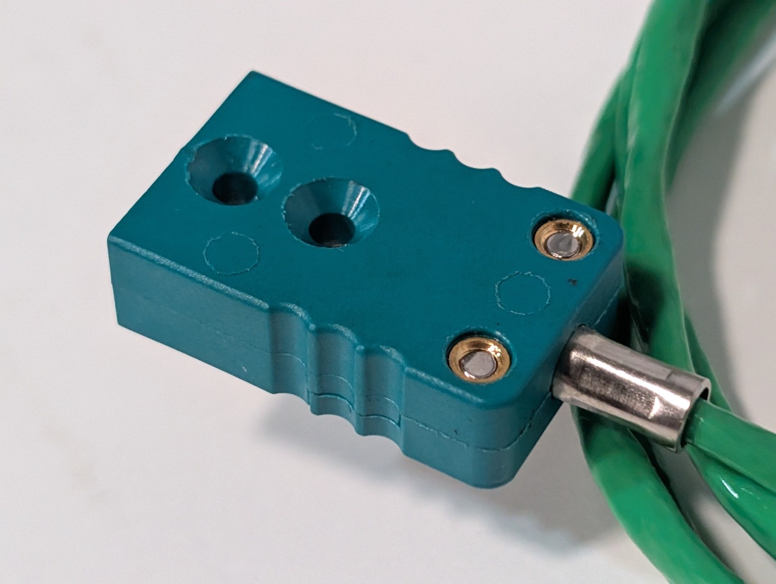 Miniature Type R/S Thermocouple Female Plug w/ Lemo FFA.1S.302.CLAC52 Connector