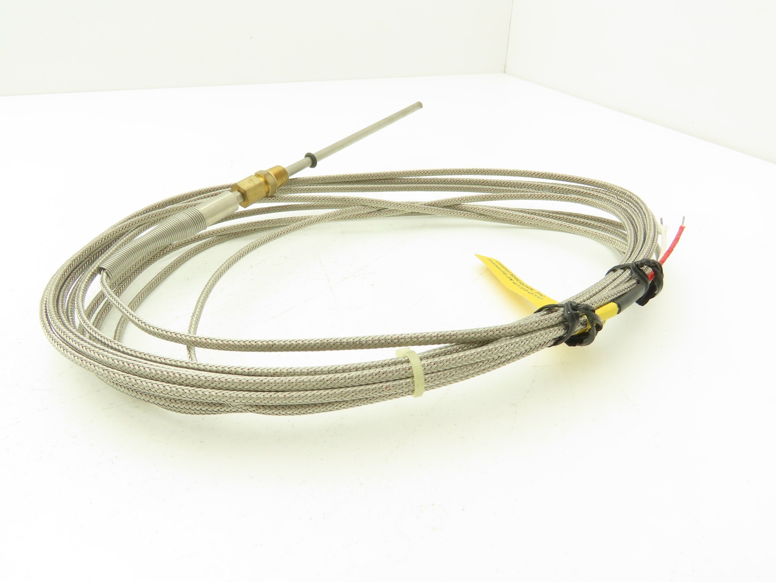 Pyromation J38E-006-15A-15HT-F1B240-2 Thermocouple Temperature Probe W/ Adapter