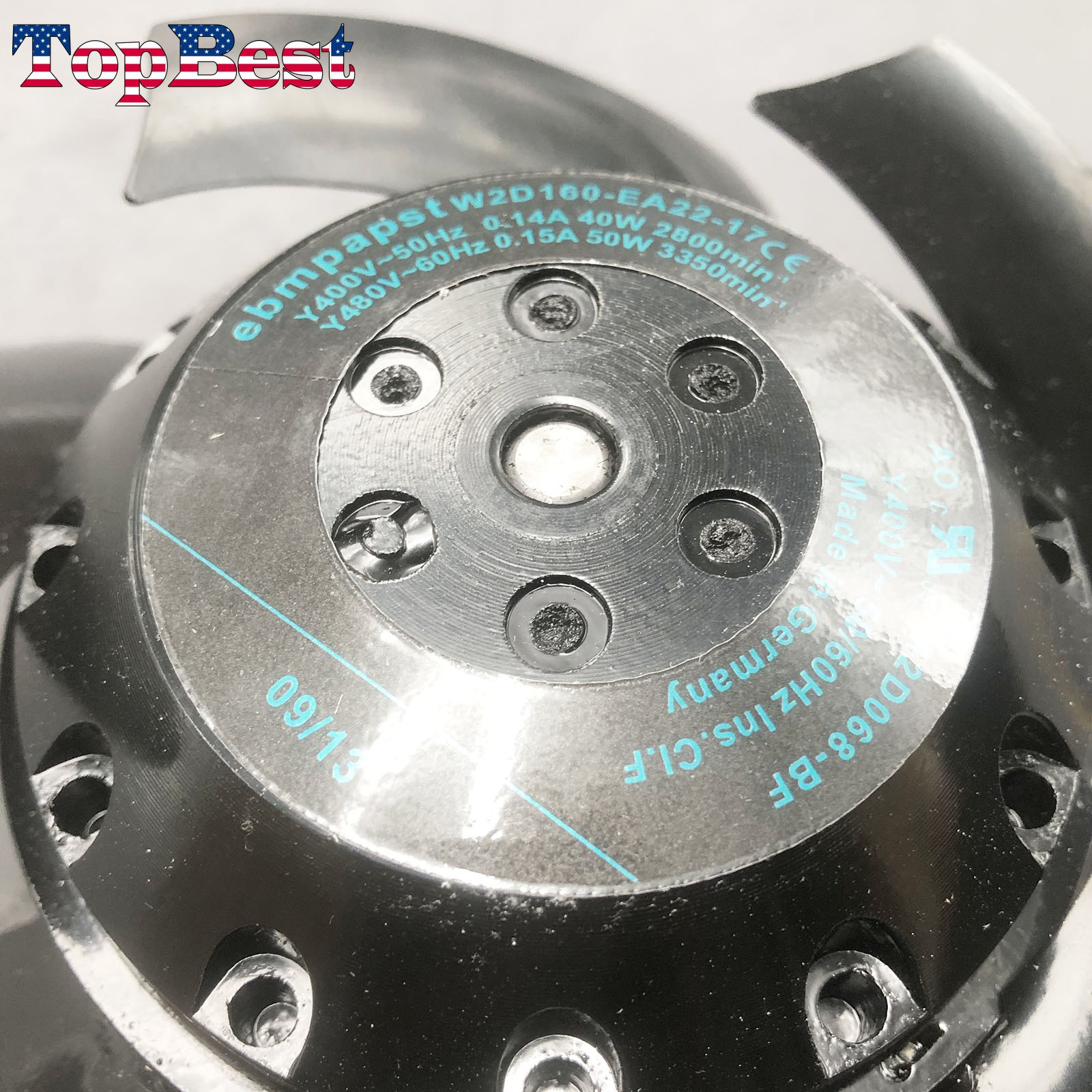 New W2D160-EA22-17 Cooling fan for Siemens W2D160-EA22-17 Spindle Blower Motor