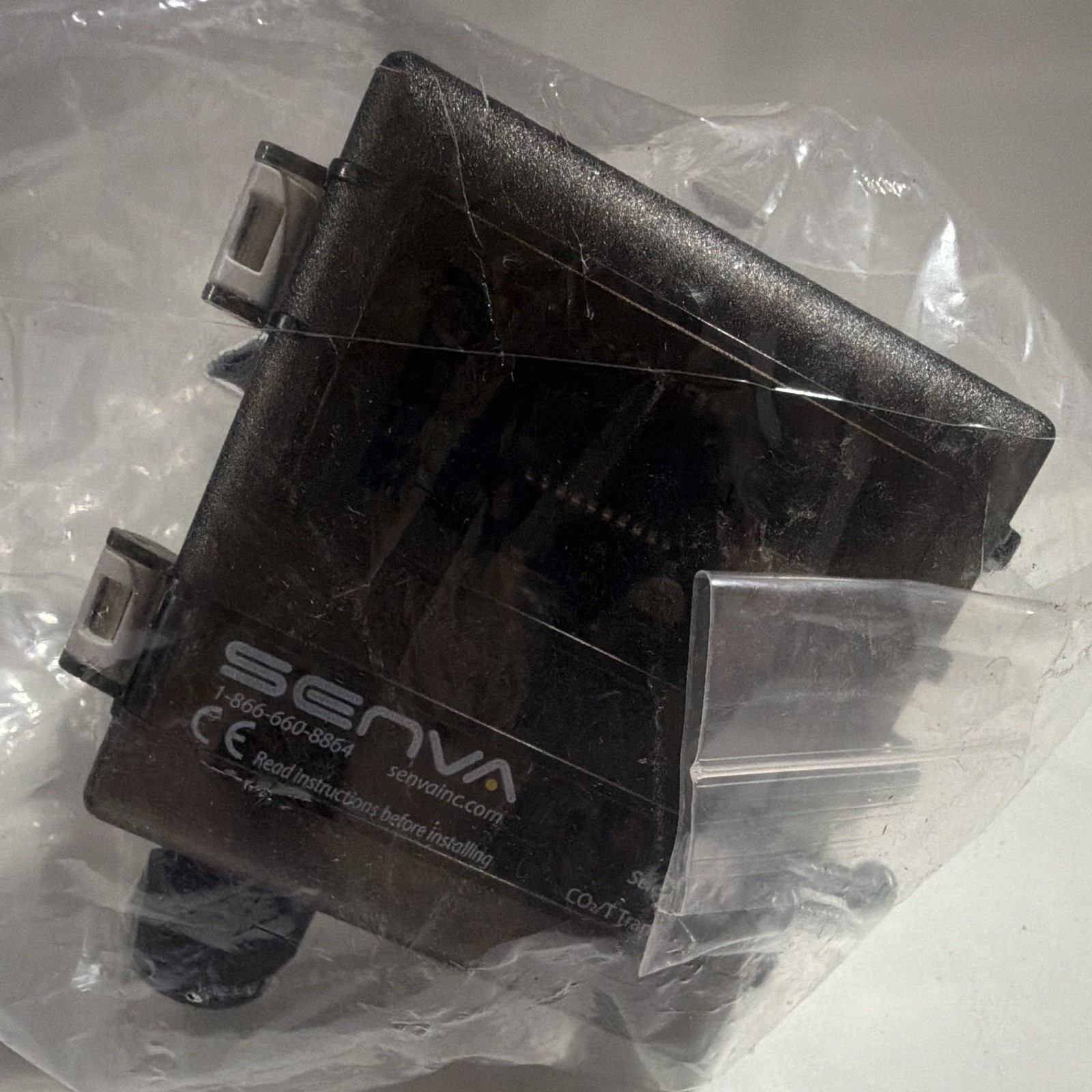 Senva CT1D-A3D CO2 Duct Sensor, Duct Mount, Black, 1/2 in Connection #52/16