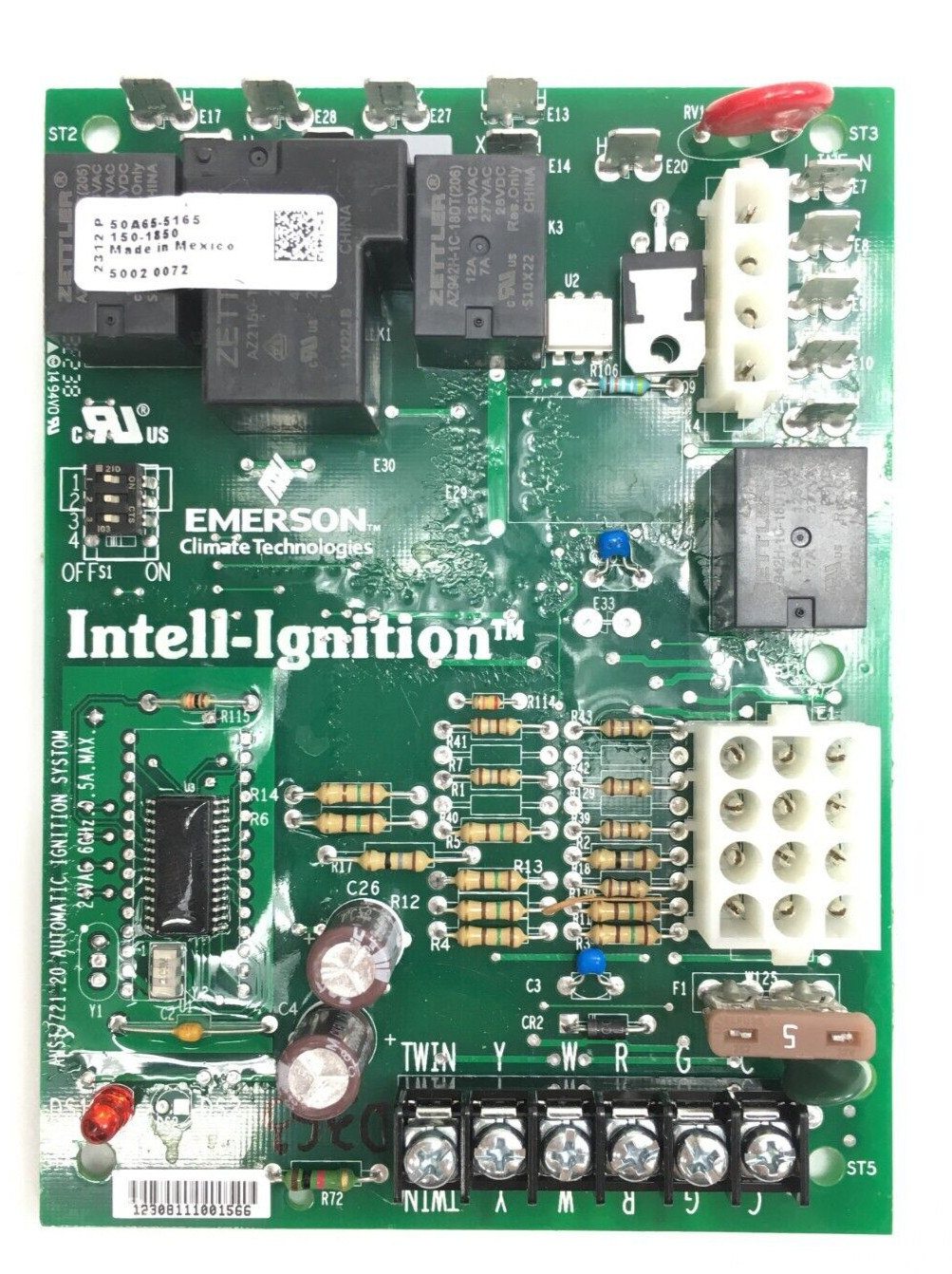 EMERSON 50A65-5165 Furnace Control Circuit Board used #D363
