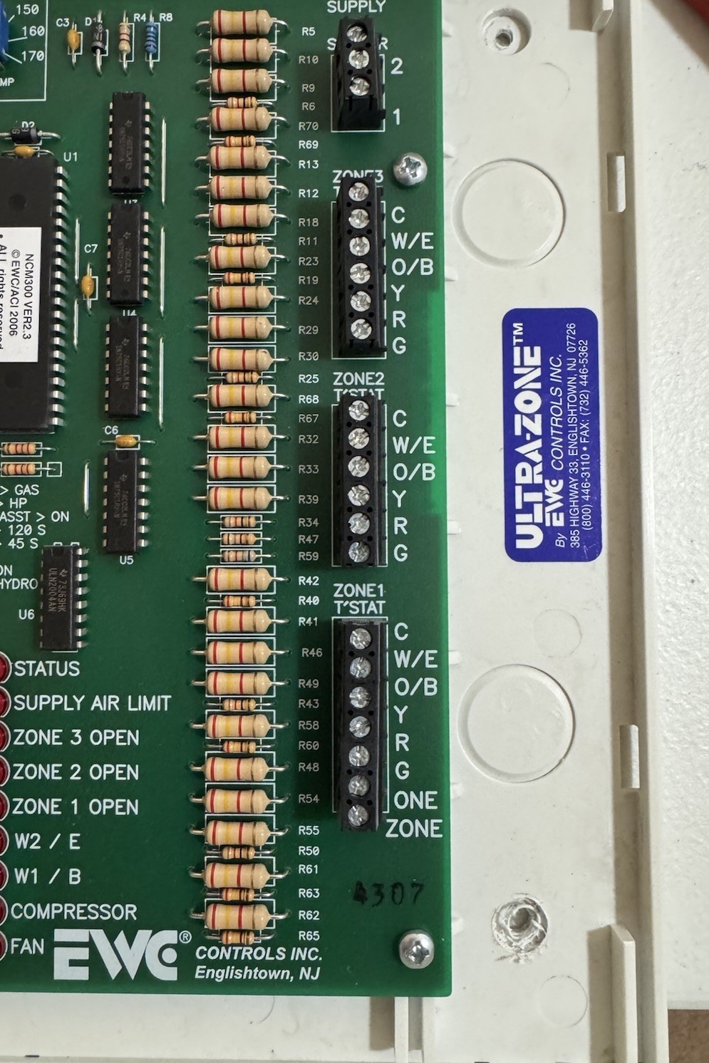 EWC Controls Ultrazone NCM-300 Zone Controller