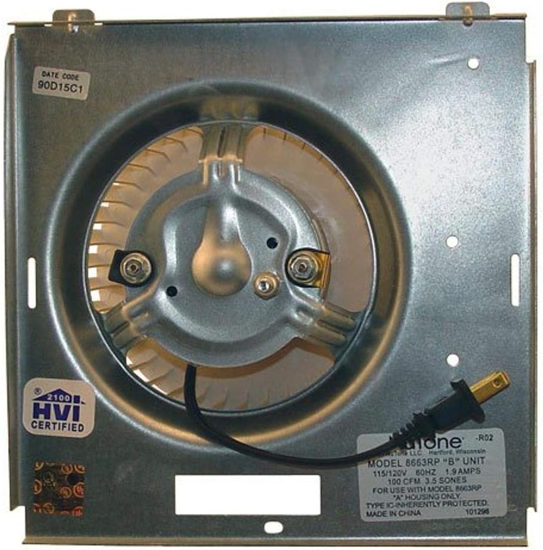 Bathroom Exhaust Fan Motor Assembly for NuTone 8814 8663 8673 C-53581 8664RP