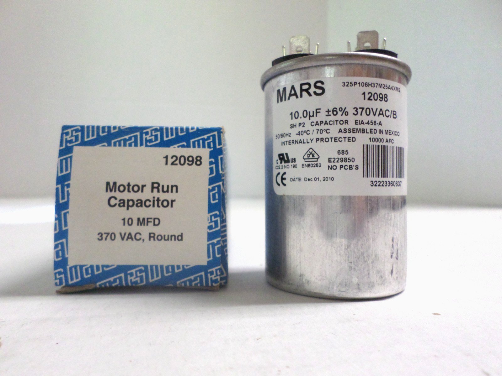 Mars 12098 Motor Run Capacitor