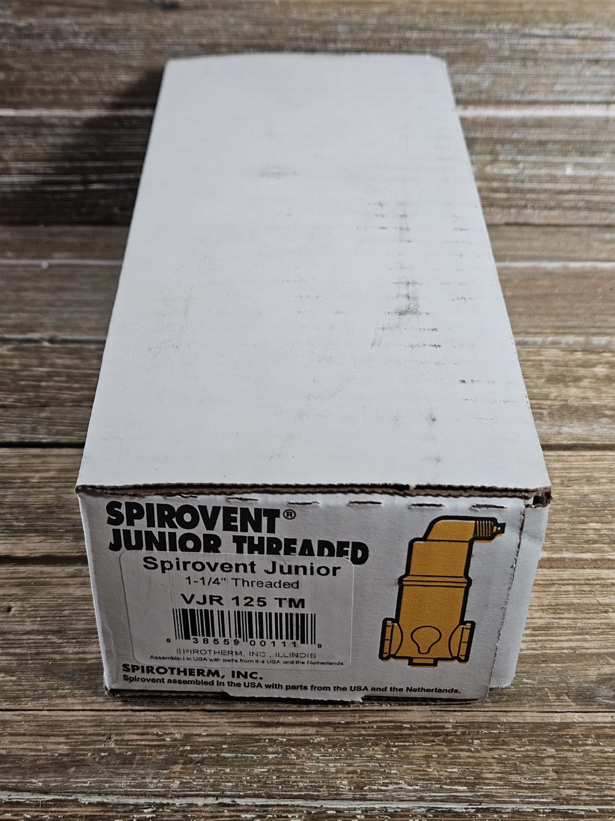 1-1/4″ NPT Threaded Spirovent Junior VJR 125 TM Air Eliminator by Spirotherm