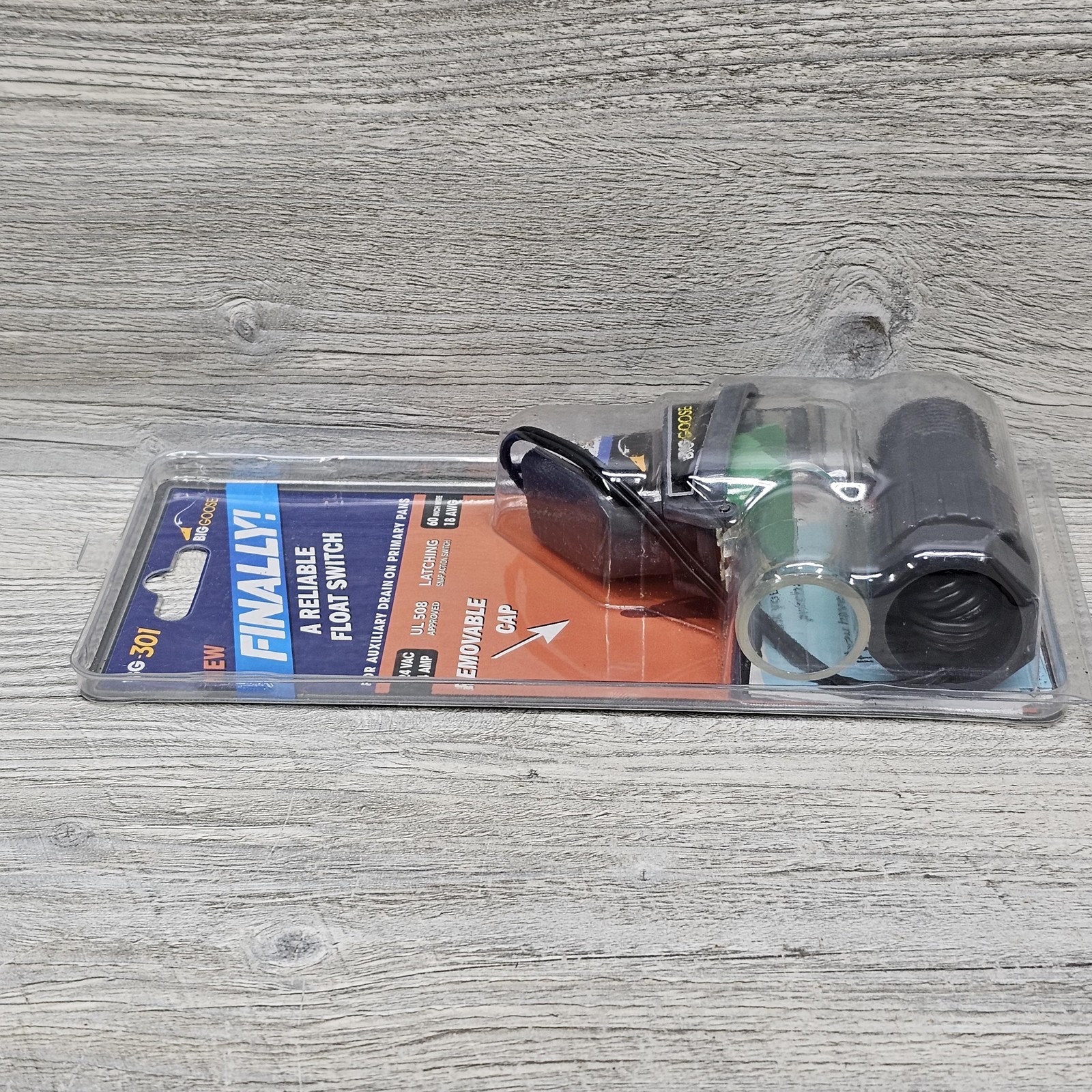 Big Goose BG-301 Float Switch 24VAC 4A UL 508 Latching Snap Action 60in Wire
