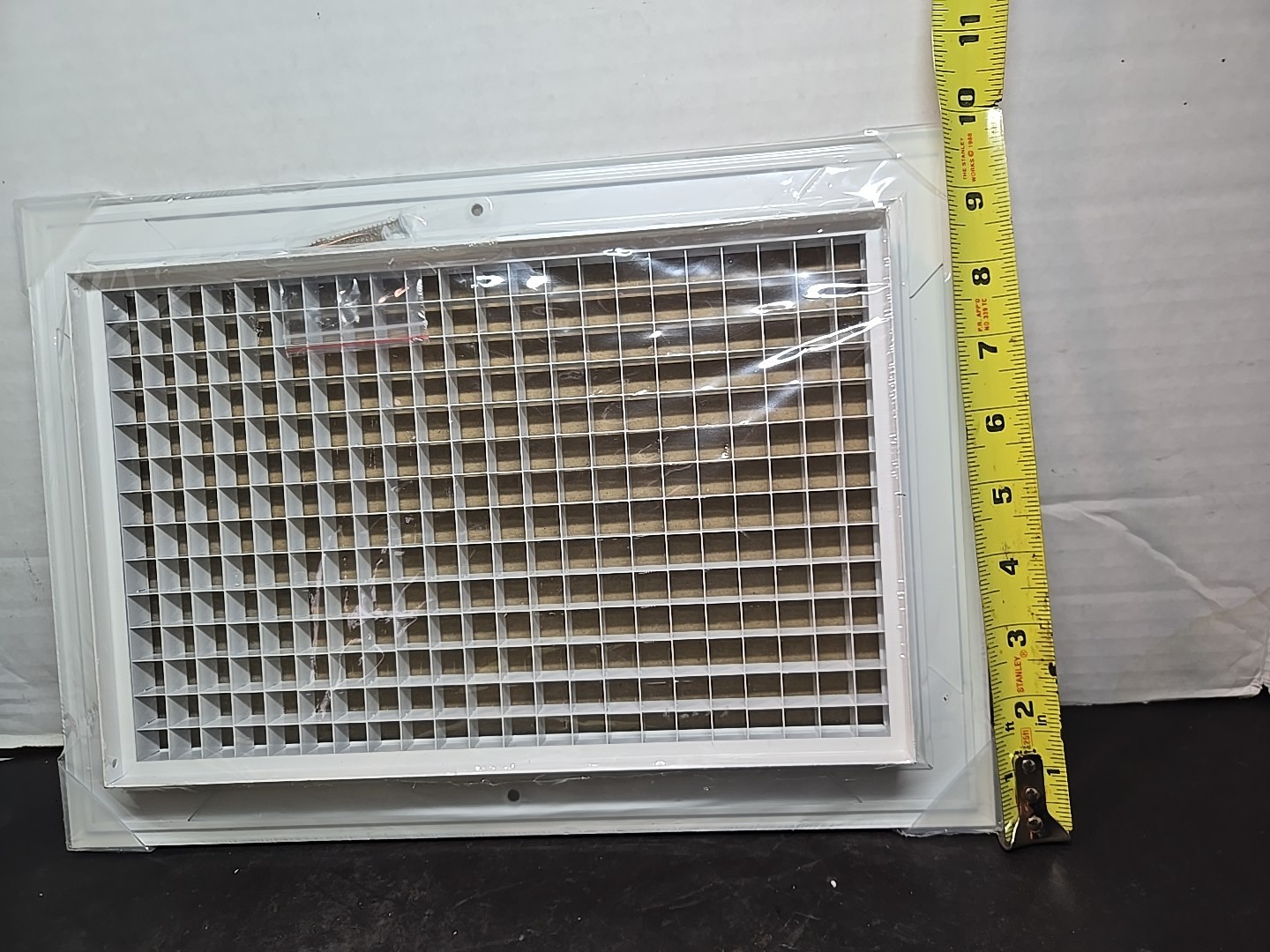 HVAC Premium 10” x 14” Outer 7.5” x 11.5″ Inner Eggcrate Return Air Grille