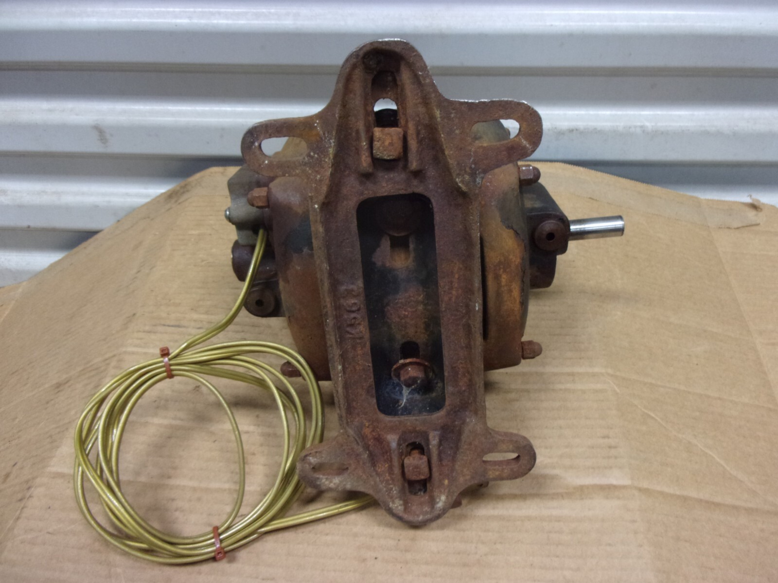 Vtg GE 1/4 HP Electric Motor 1725 Rpm 110 Vac Scroll Saw 1/2″ Shaft Cast Iron US