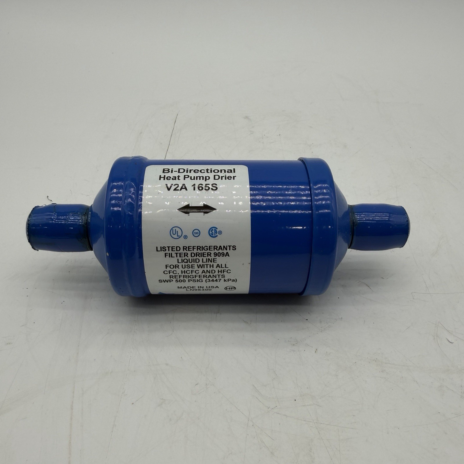 VIRGINIA KMP V2A 165S / V2A165S Bi-Flow Liquid Line Filter Drier 5/8 Solder