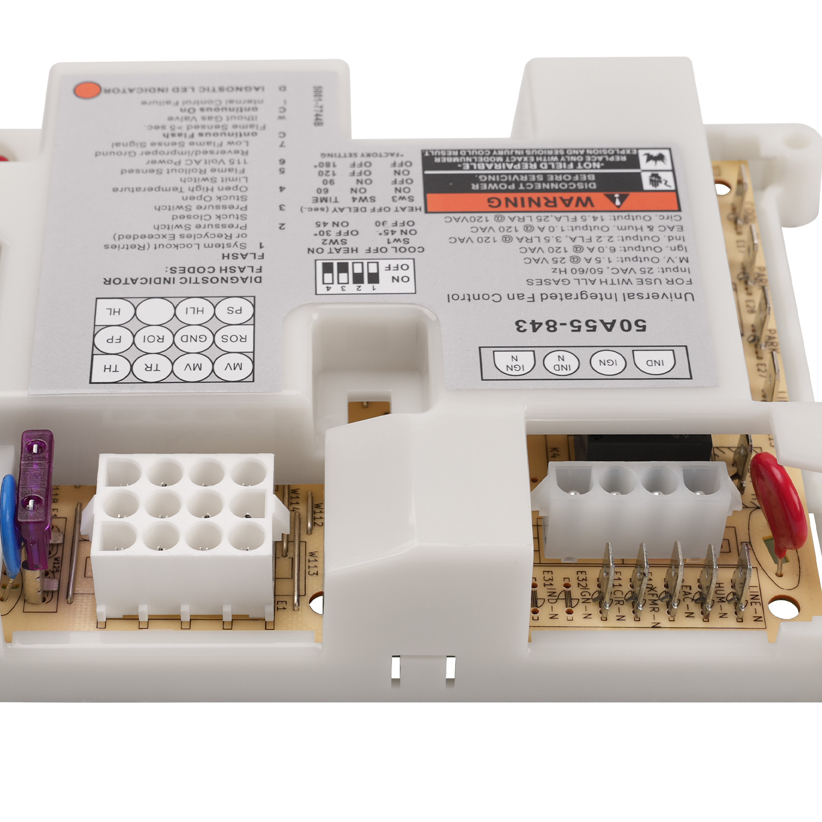 50A55-843 Ignition Control Module Universal Integrated Furnace Control Board NEW