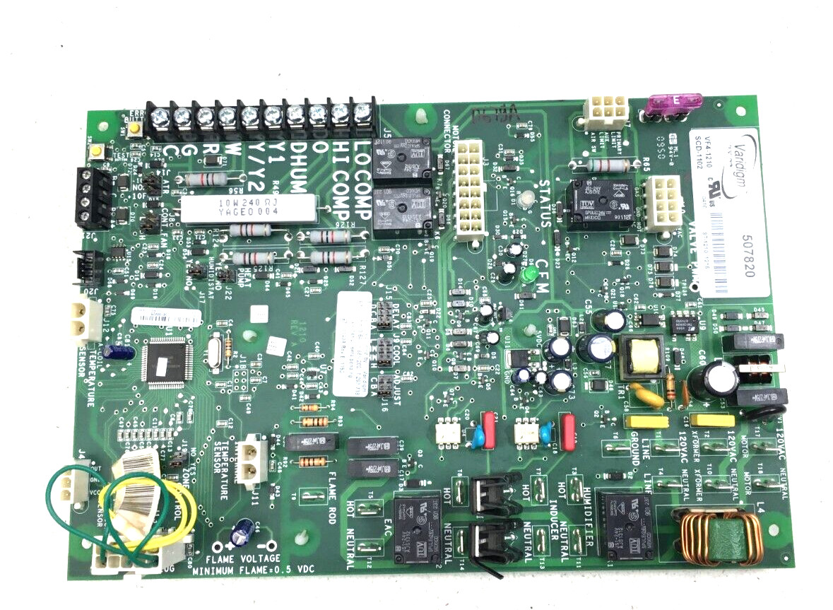 York Luxaire VARIDIGM 507820 Control Board VF4-1210 SCD-1102 used #D679A