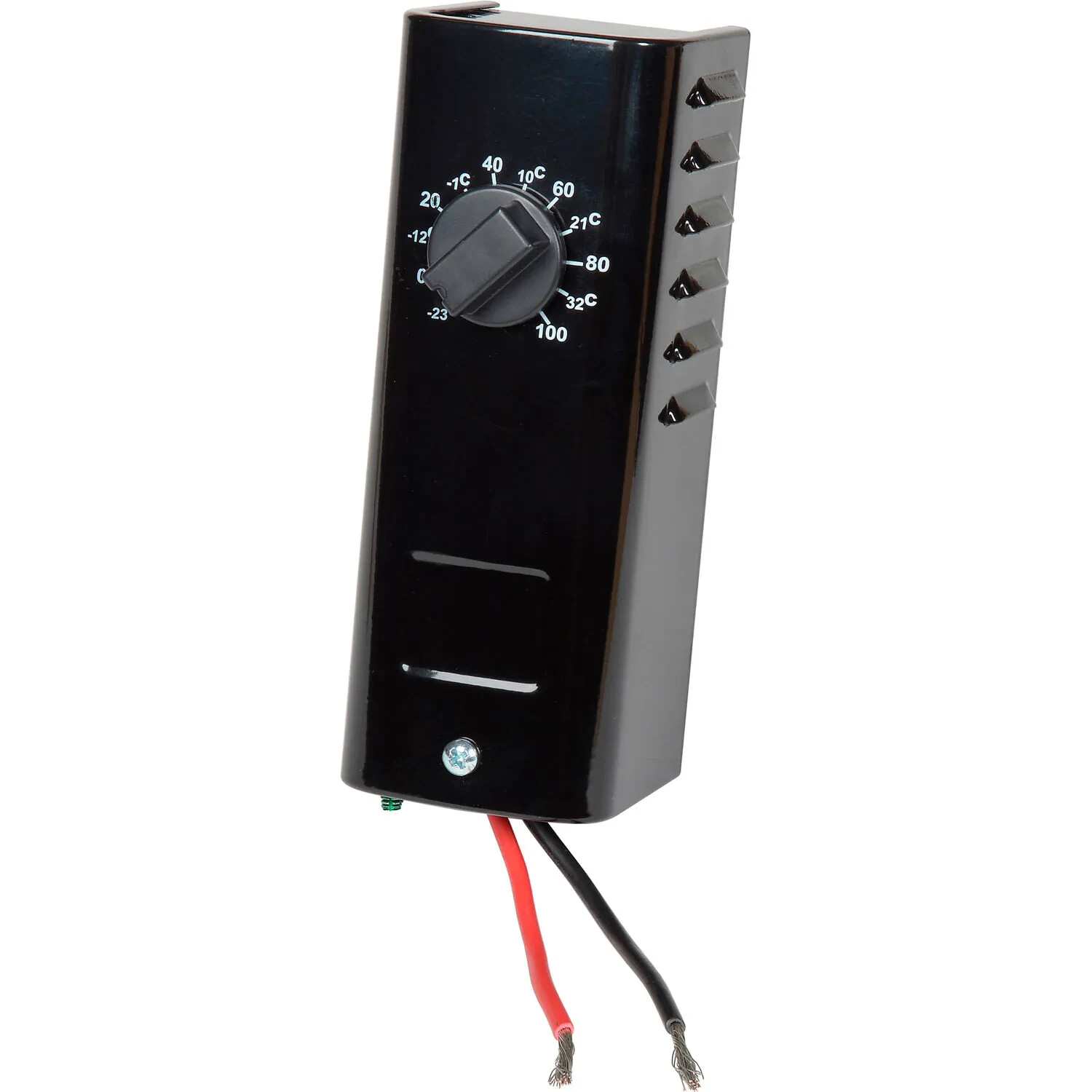 TPI KT-110 Industrial Series Heating Thermostat, Wire Leads -10°F to 100°F Range
