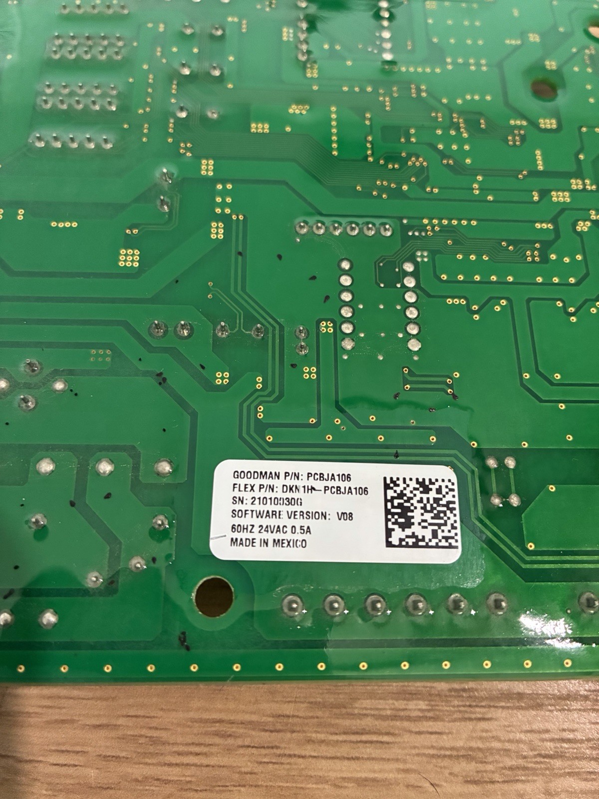 Goodman PCBJA105 Air Handler Control Board DKNIH-PCBJA106 Version V09 AB1 Tested