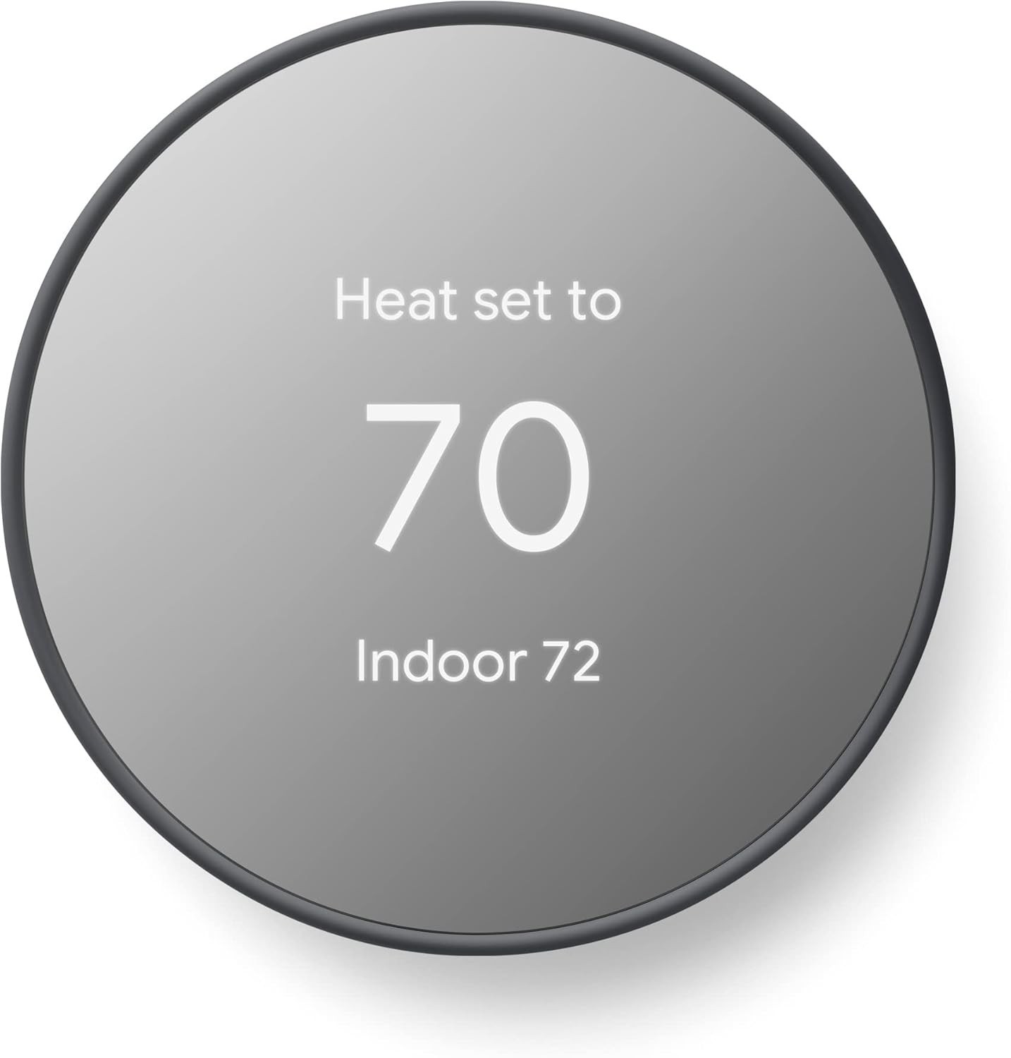 Google Nest Thermostat Smart for Home Programmable Wifi Charcoal