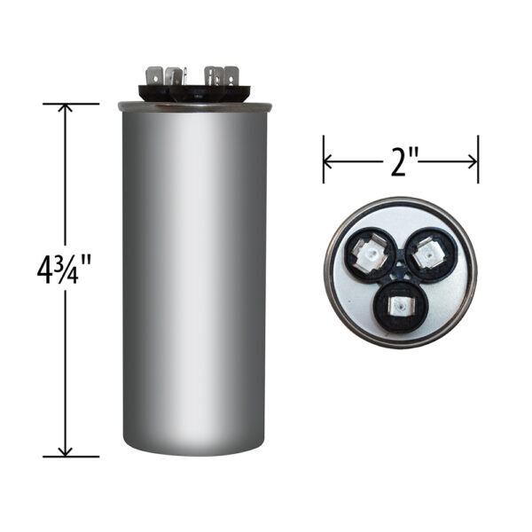 40/10 uf MFD 370 440 VAC Run Capacitor replaces GE Genteq Capcom C34010R C44010R