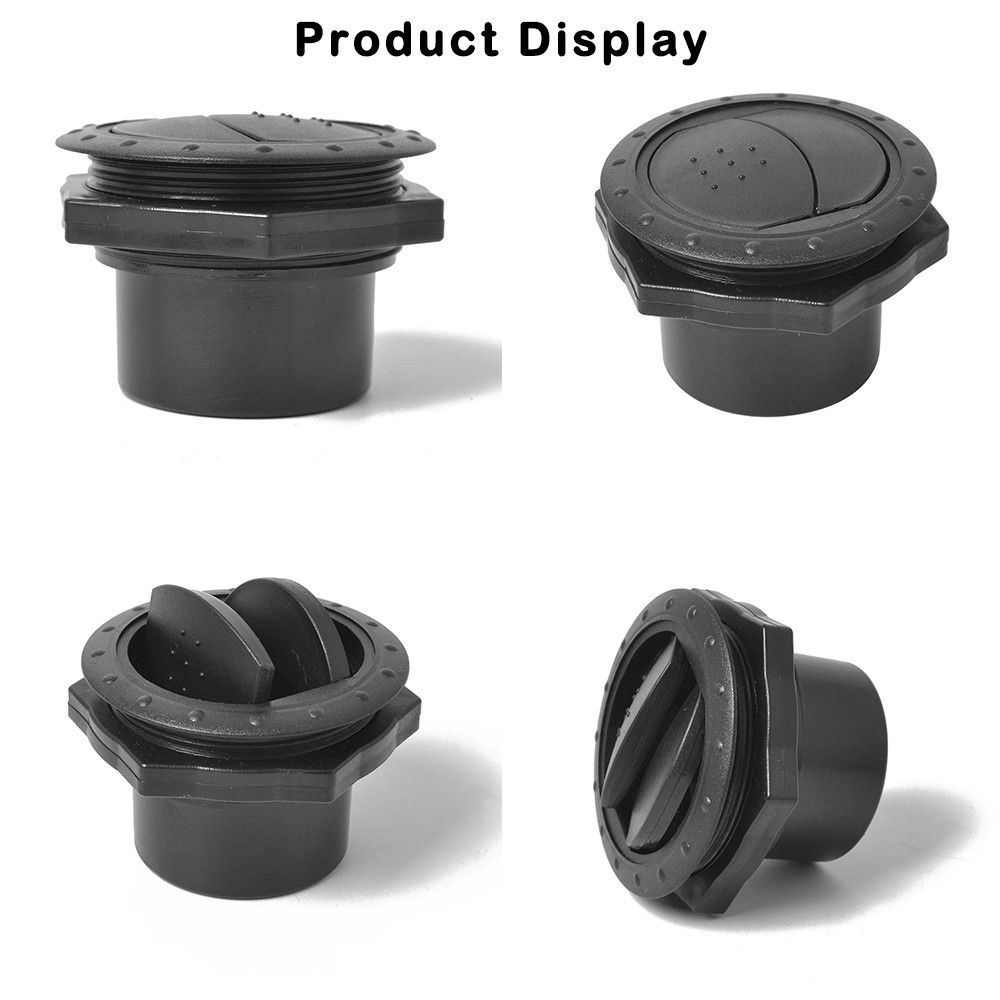 3x Auto Vent Air Outlet Rotating Round Ceiling Universal fits Car RV Bus ATV A/C