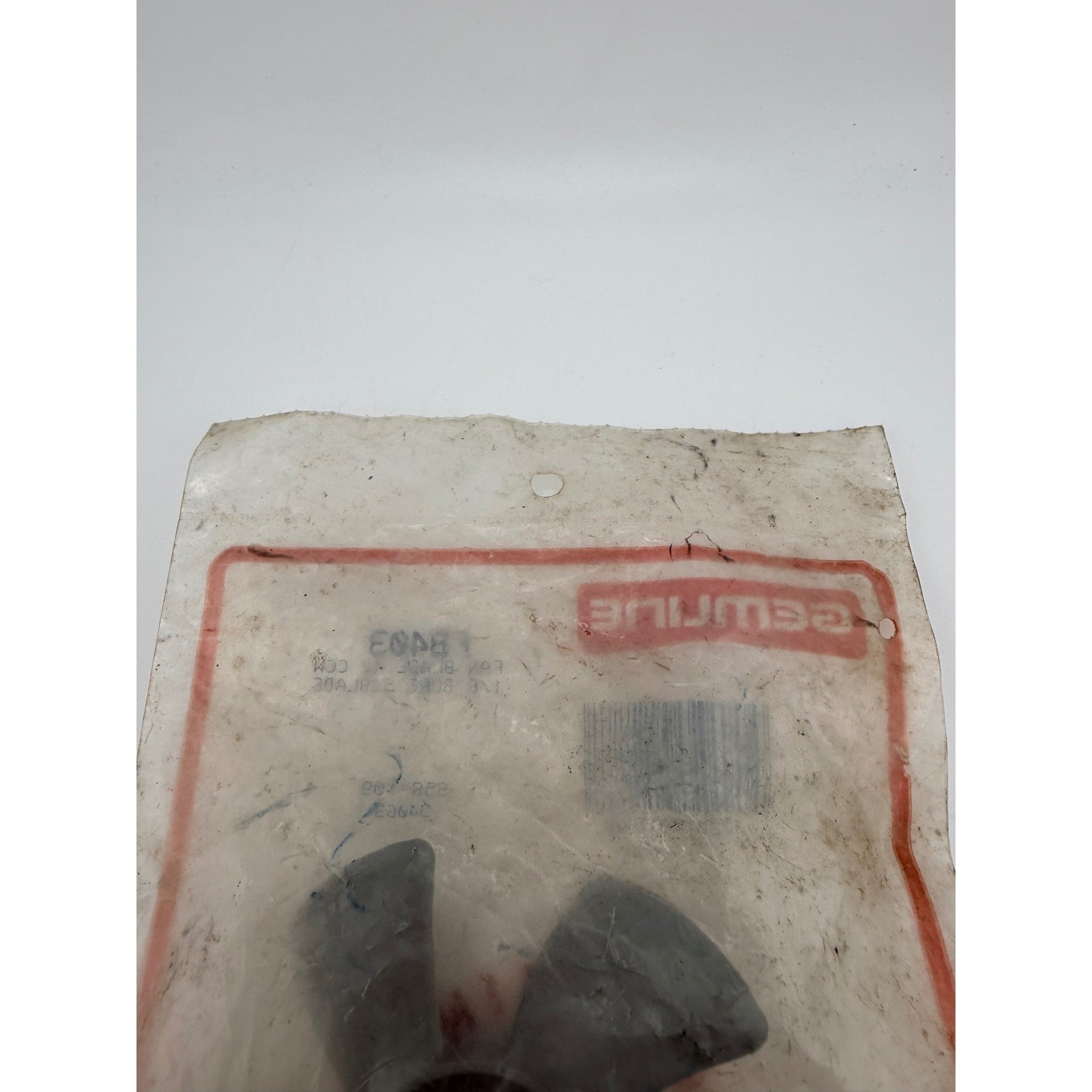 Gemline FB403 Fan Blade 4 inch CCW 1/8 inch Bore 5 Blade Plastic Gray NEW NOS