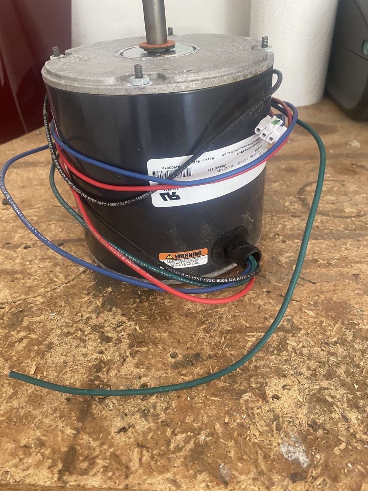 Trane Condenser Fan Motor M055AWC-3619 1/2HP 245V 2.3Amp PH3