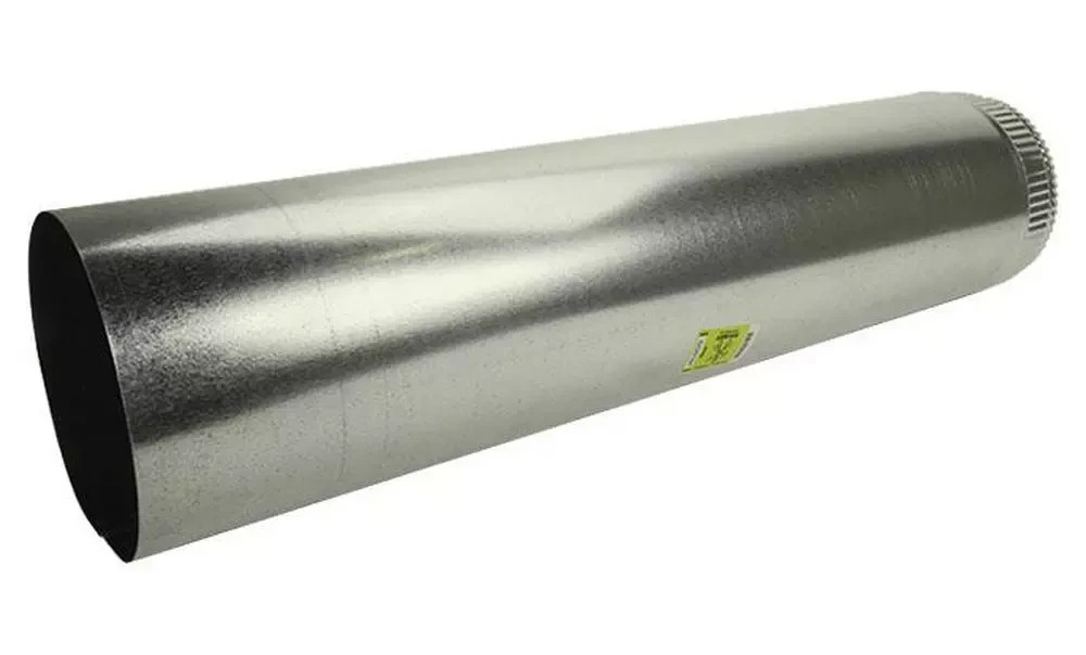 Greenseam 10 in x 60 in 26 ga Galvanized Steel Round Duct Gr60spbgp10ga26