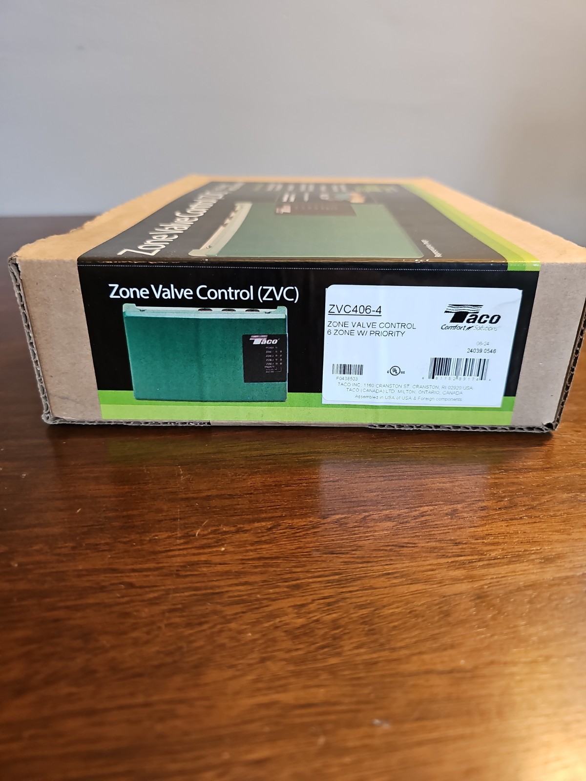Taco ZVC4064 6 Zone Control Panel
