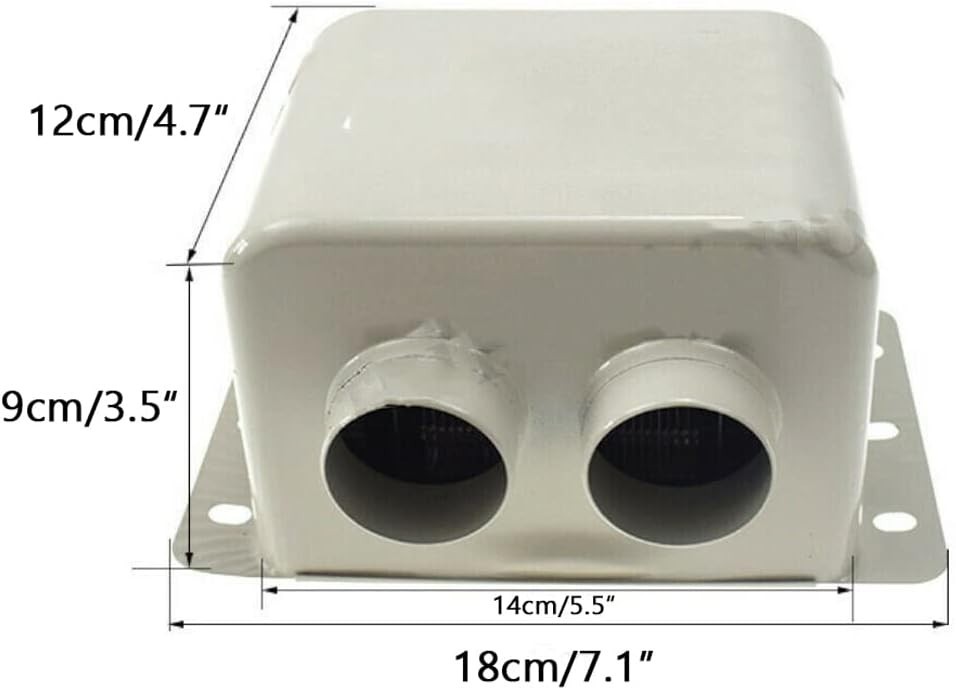 12V 800W Car Heater Battery Powered, Windshield Window Defroster Defogger, Elec