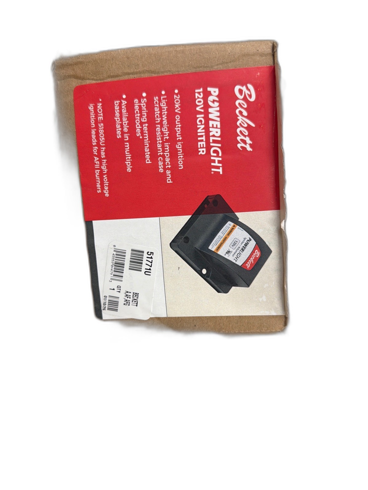 BECKETT Electronic Oil Igniter for A, AF, AFG, and NX Burners